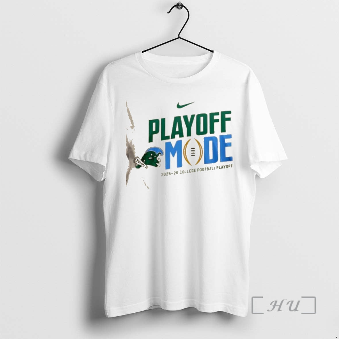 Trending Ncaa Built To Be Champions Tulane Green Wave Mascot 2 Sided Premium T Shirts