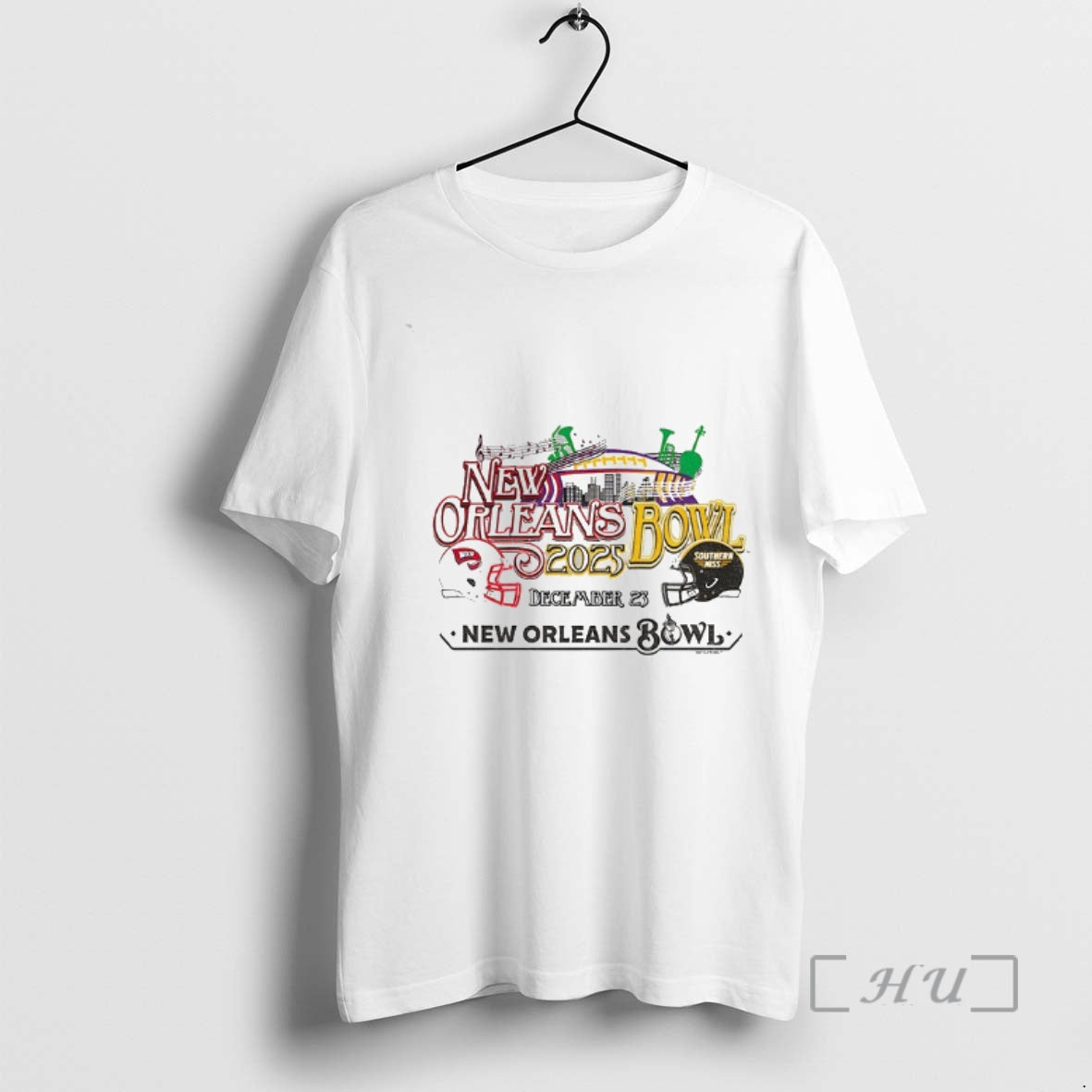 Trending New Orleans Bowl 2025 Western Kentucky Vs Southern Miss December 23 Premium T Shirts
