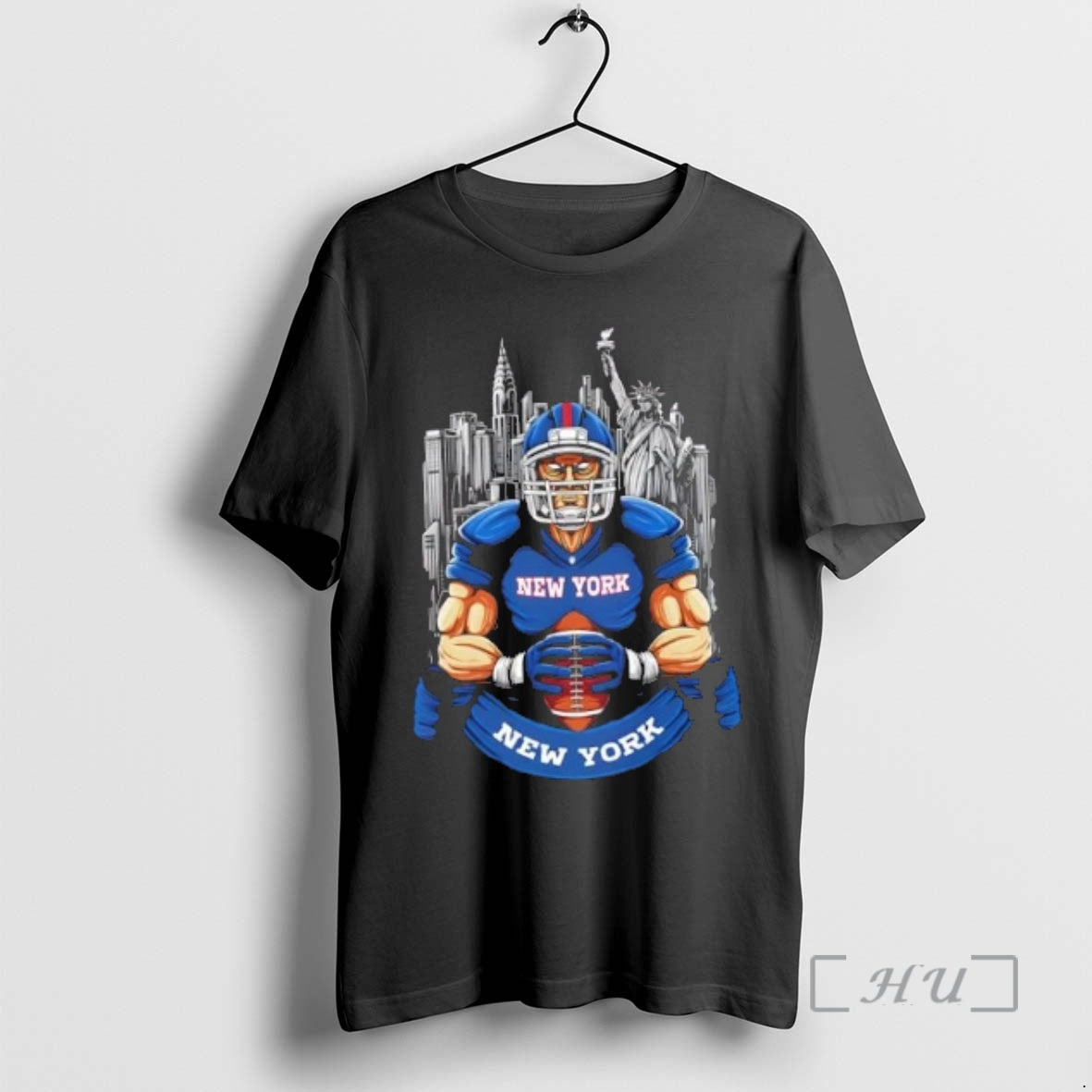Trending New York Giants Football Mascot Hug The Ball