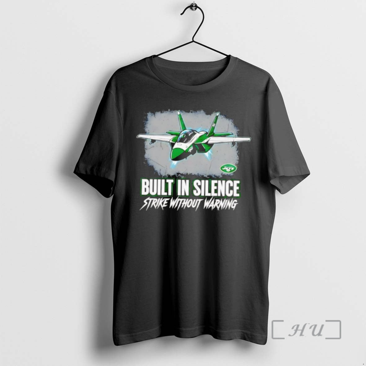 Trending New York Jets Built In Silence Strike Without Warning Graphic Premium T Shirts Sweater