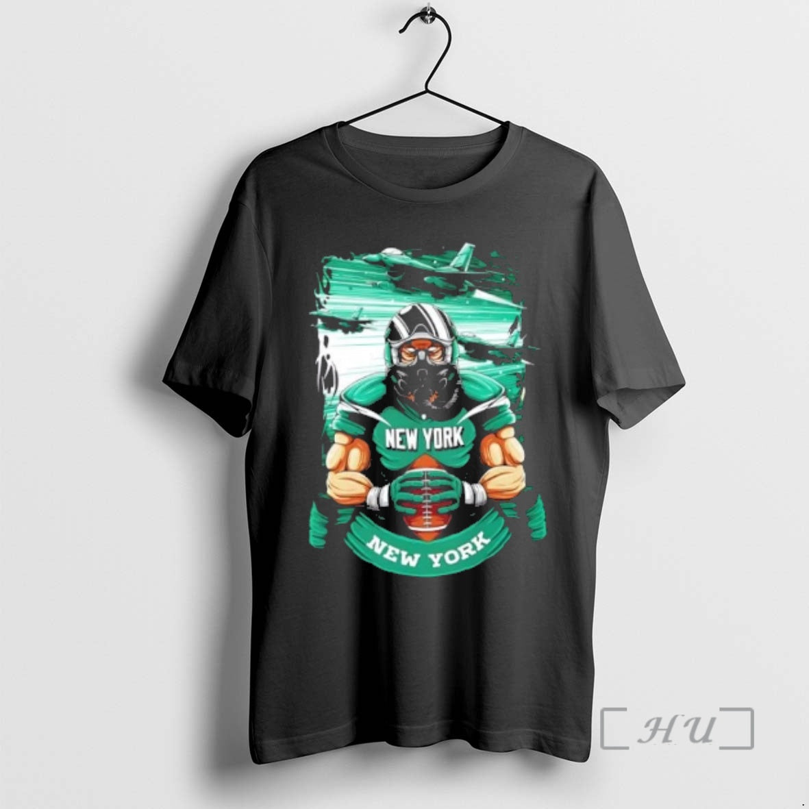 Trending New York Jets Football Mascot Hug The Ball