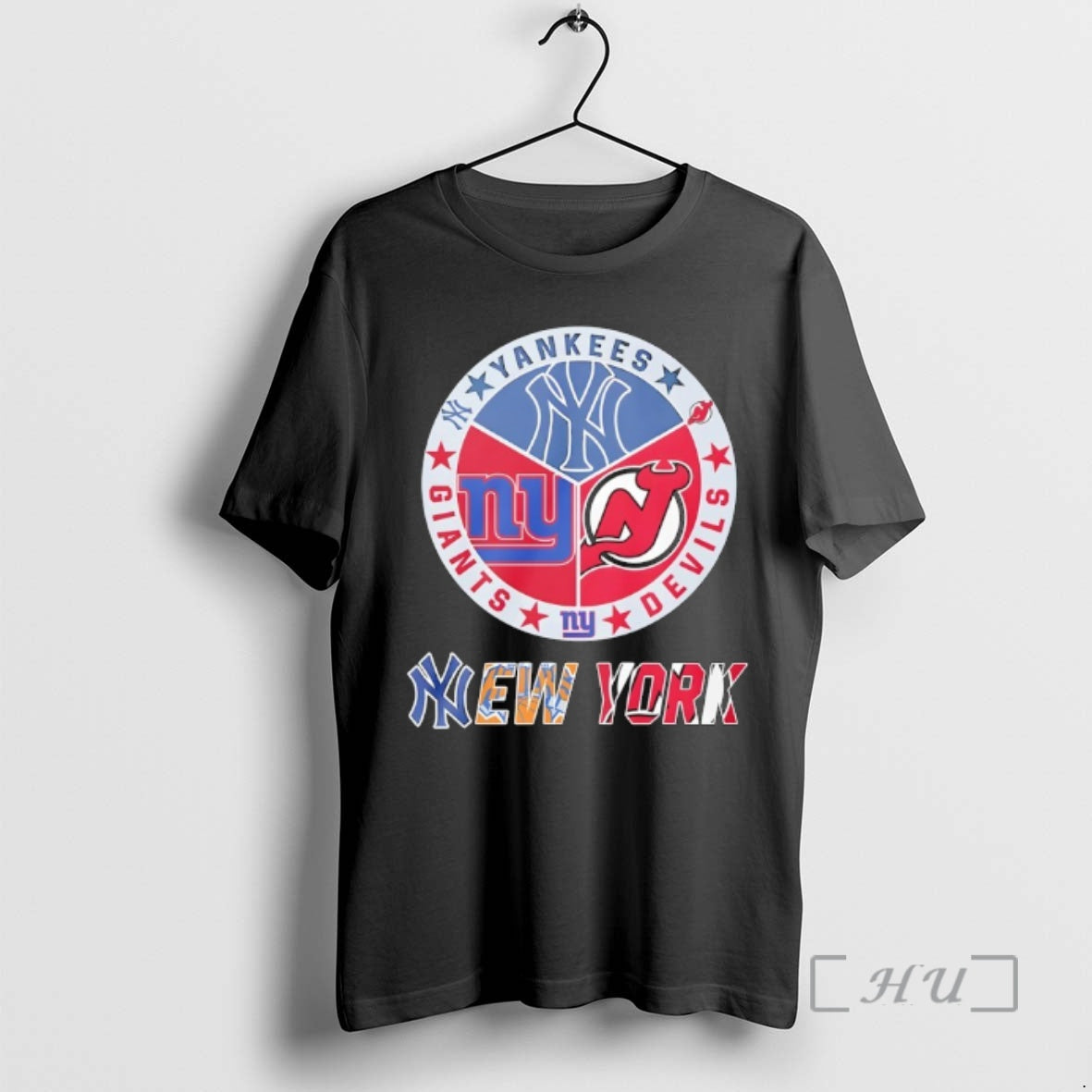 Trending New York Yankees New York Giants And New Jersey Devils Mashup Logo Premium