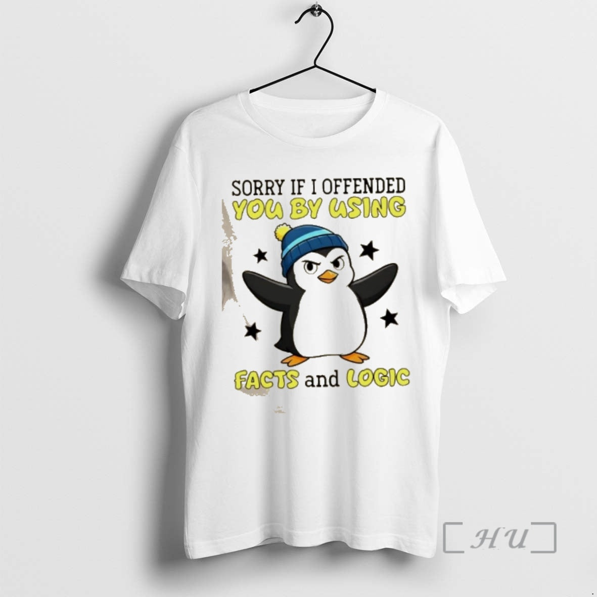Trending Penguin Sorry If I Offended You By Using Facts And Logic Premium T Shirts