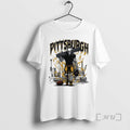 Trending Pittsburgh Football Skeleton Bootleg Skyline
