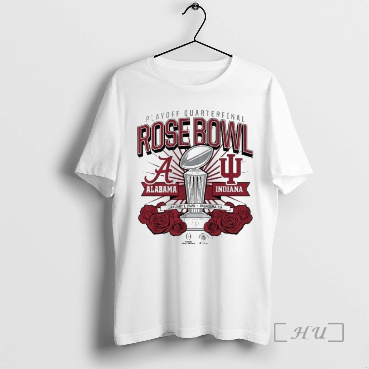 Trending Playoff Quarterfinal Rose Bowl Alabama Indiana January 1 2026 Pasadena Premium T Shirts Sweater