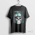 Trending Skull Wearing A Cap Michigan State Spartans Us Flag