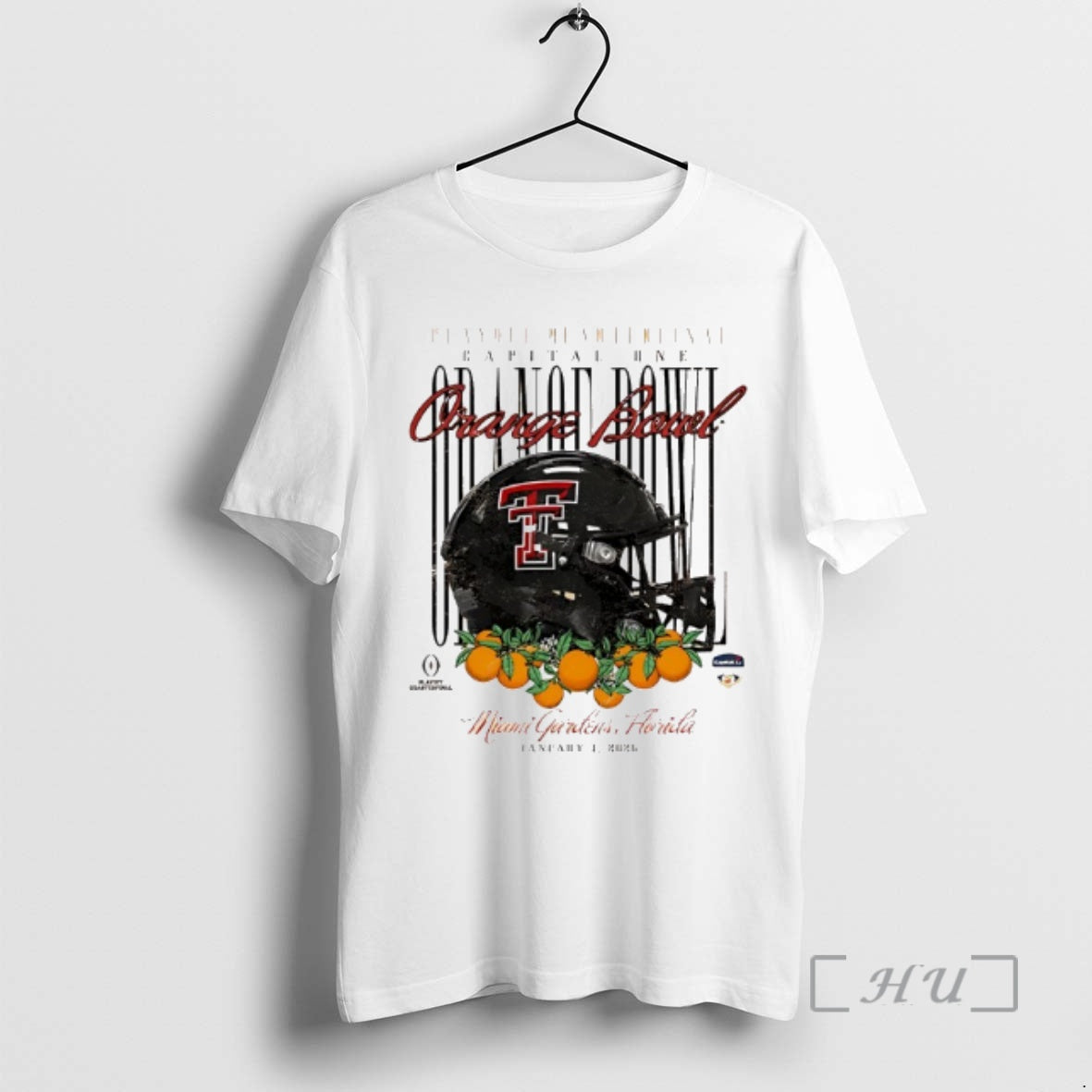 Trending Texas Tech Red Raiders Orange Bowl Capital One Miami Gardens Florida Premium T Shirts