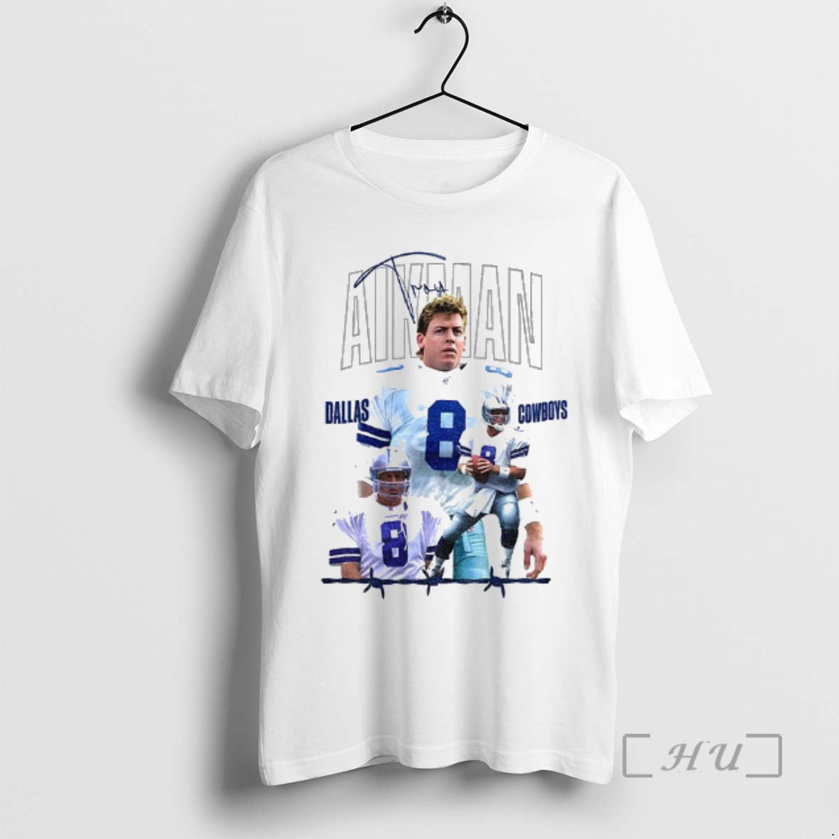 Trending Troy Aikman Dallas Cowboys Football Legend Graphic Signature