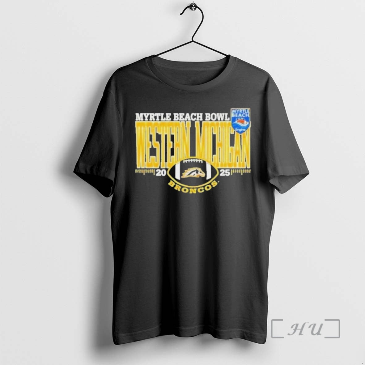 Trending Western Michigan Broncos 2025 Myrtle Beach Bowl Logo