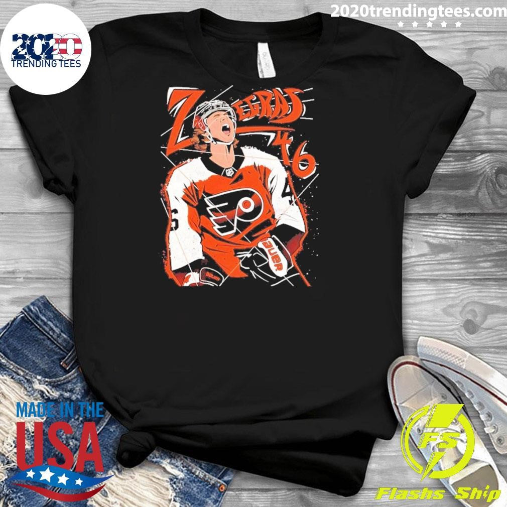 Trevor Zegras Screaming Philadelphia Flyers Shirt