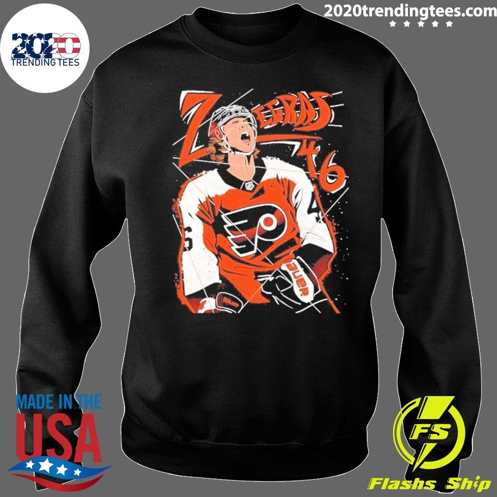Trevor Zegras Screaming Philadelphia Flyers Shirt