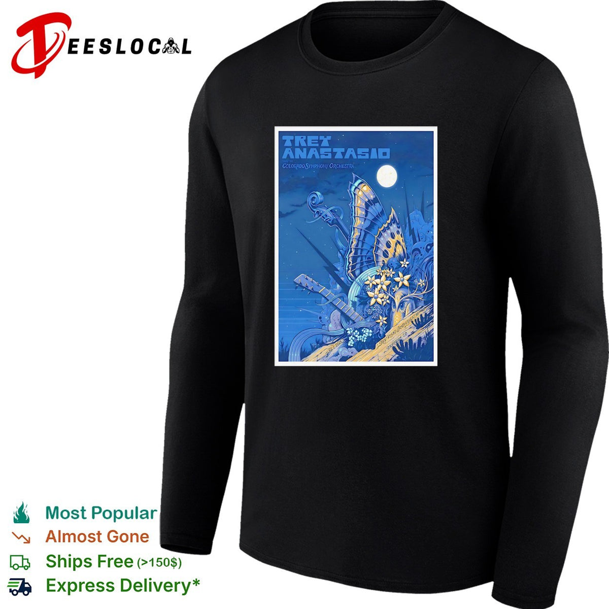 Trey Anastasio Colorado Symphony Orchestra Red Rocks Amphitheatre June 7 2026 shirt