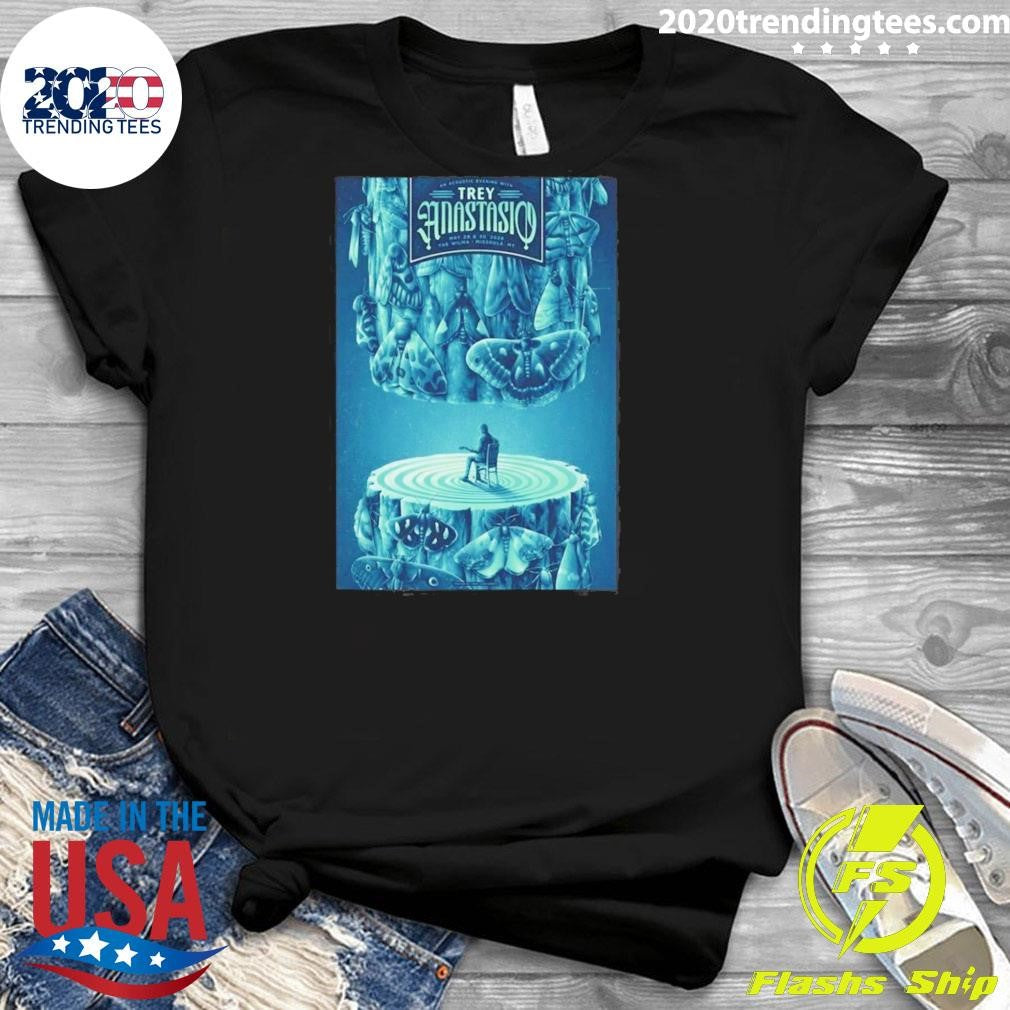 Trey Anastasio In Missoula MT On May 29-30 2926 Tour Shirt