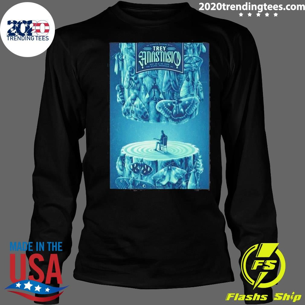 Trey Anastasio In Missoula MT On May 29-30 2926 Tour Shirt