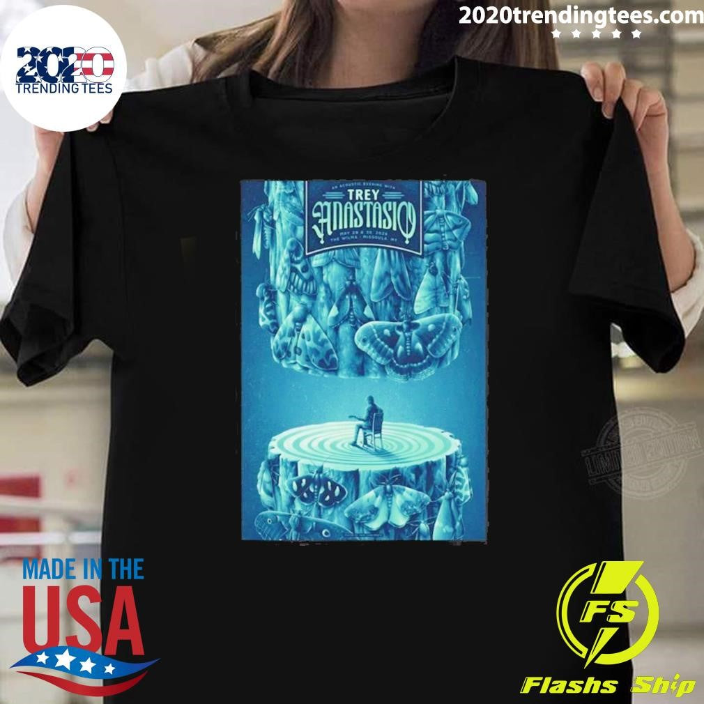 Trey Anastasio In Missoula MT On May 29-30 2926 Tour Shirt