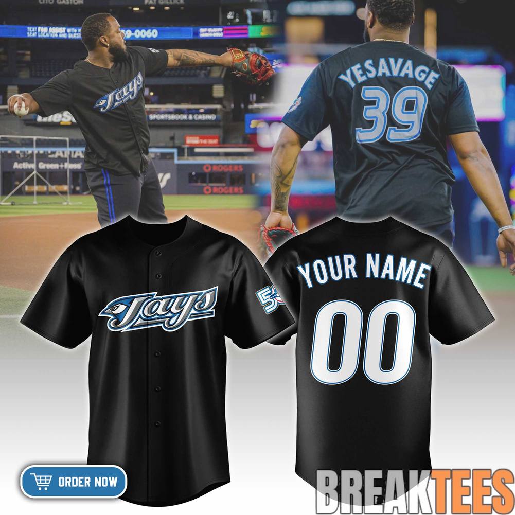 Trey Yesavage 39 Blue Jays Flashback Custom Jersey