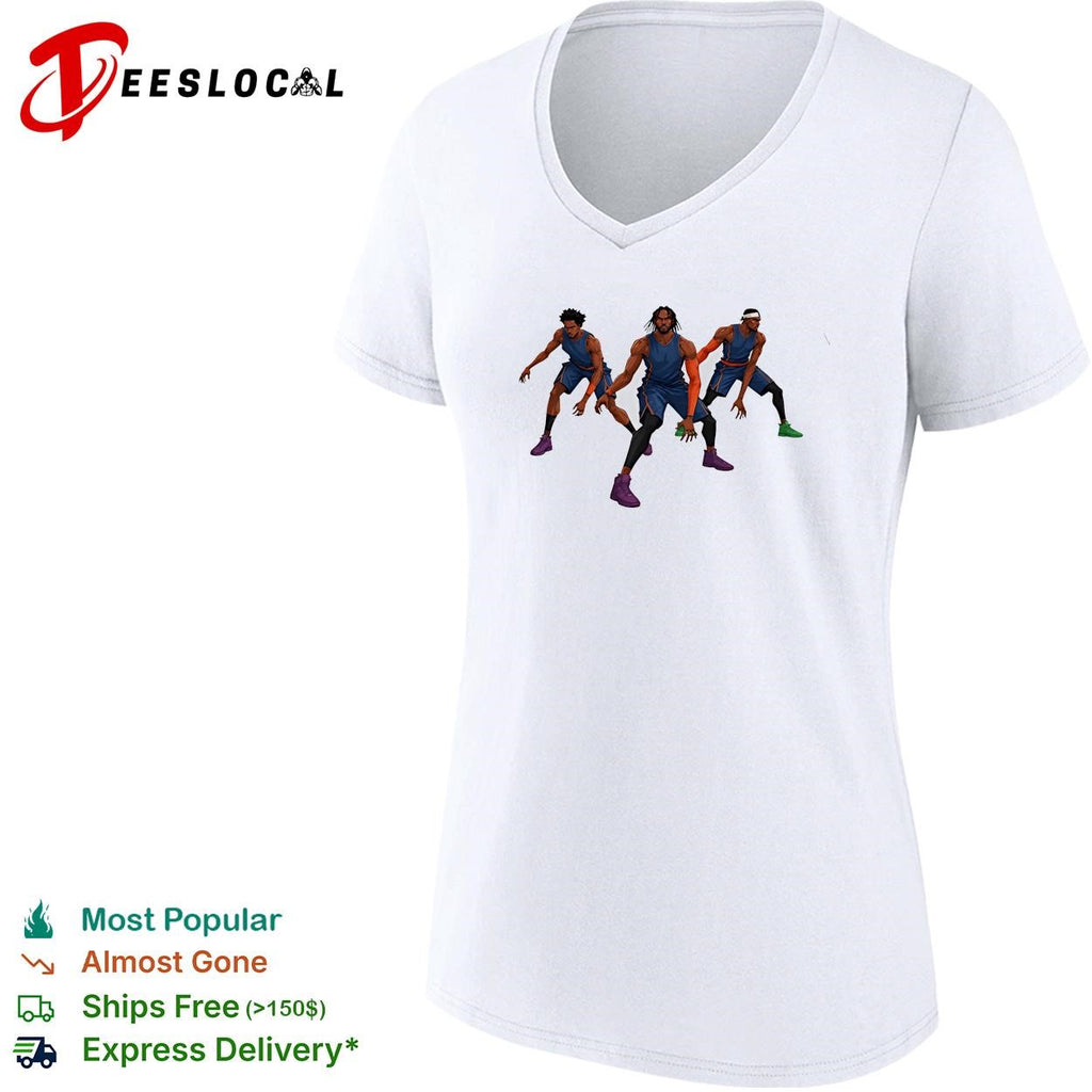 Triple Threat Defensive Stance Minimalist Geometric shirt