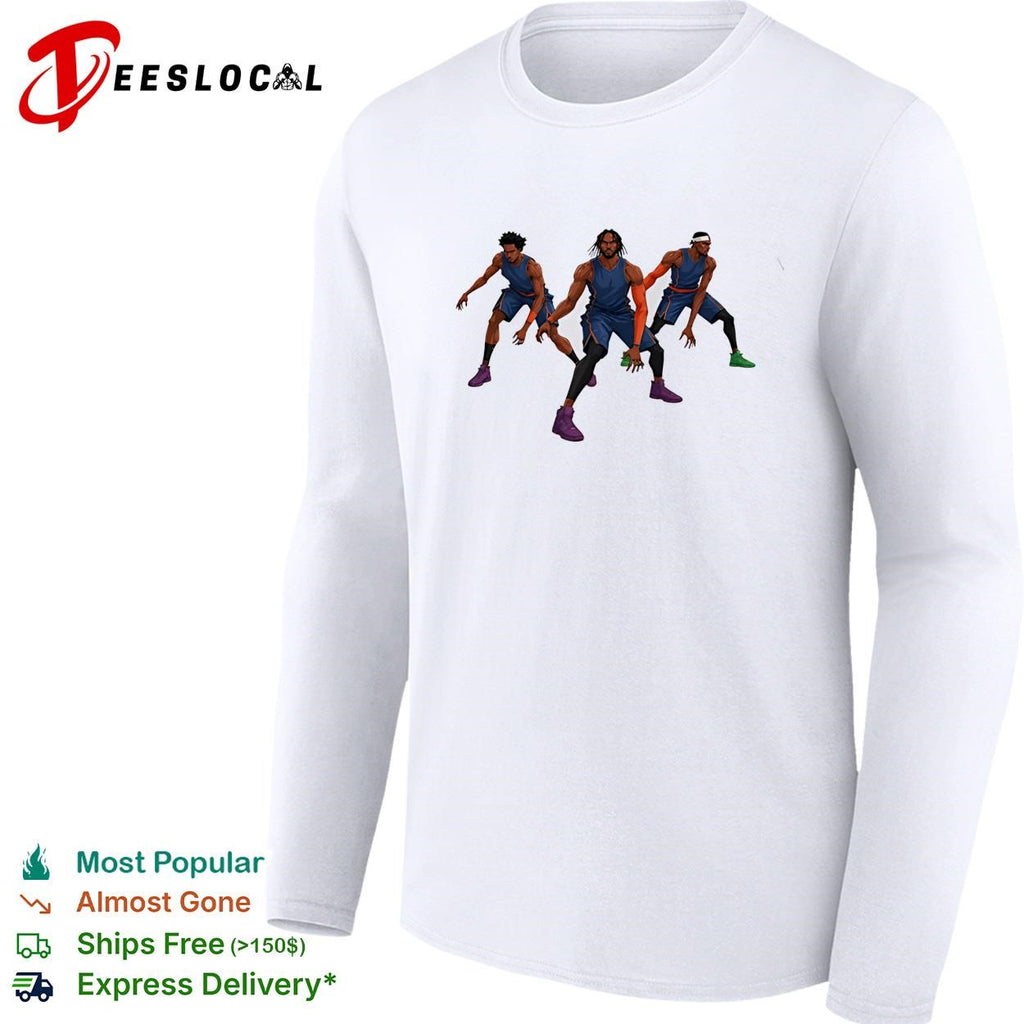 Triple Threat Defensive Stance Minimalist Geometric shirt