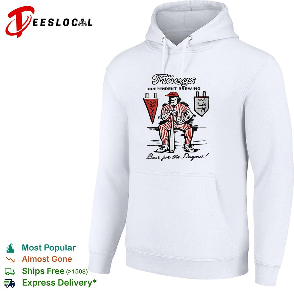 Tröegs Independent Brewing Beer for the Dugout PA Proud est 1997 Baseball shirt