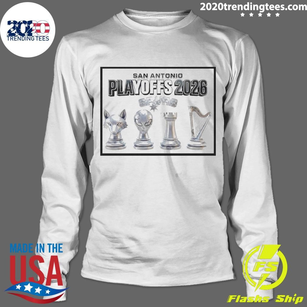 Trophy San Antonio Spurs Basketball Go Spurs Go Playoffs 2026 Shirt