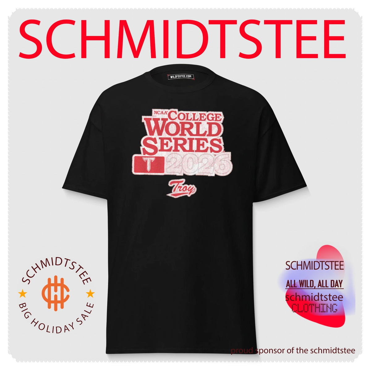 Troy Baseball 2026 NCAA College World Series shirt