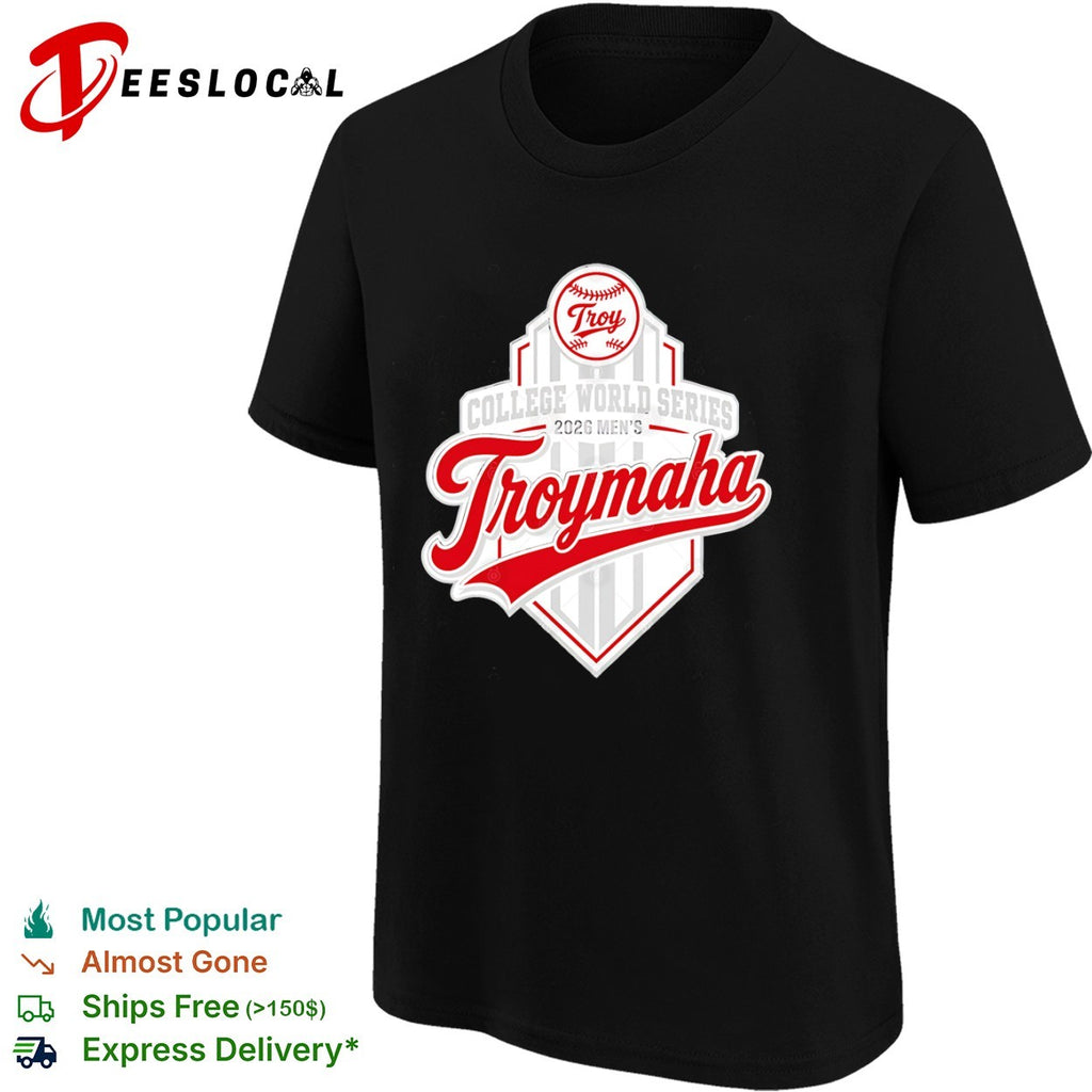 Troy College World Series 2026 Troymaha Baseball Tournament shirt