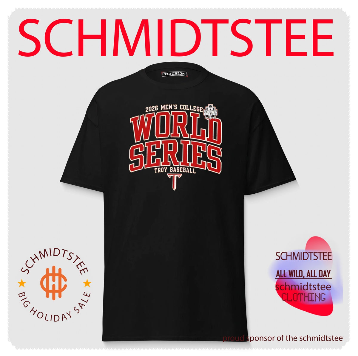 Troy Trojans 2026 College World Series Bound shirt