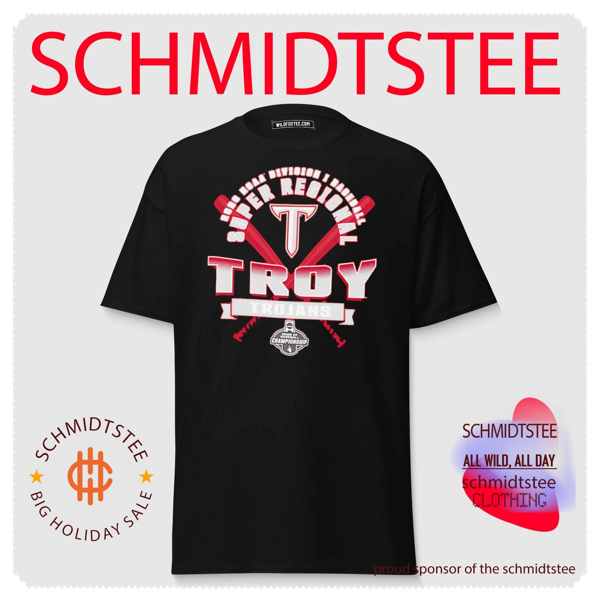 Troy Trojans 2026 NCAA Division I Baseball Super Regionals shirt