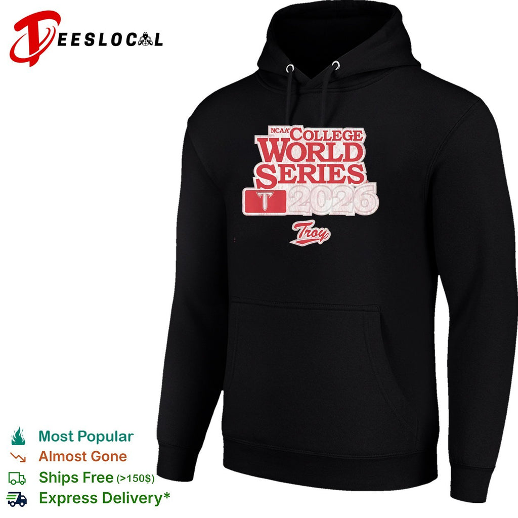 Troy Trojans Baseball 2026 NCAA College World Series shirt