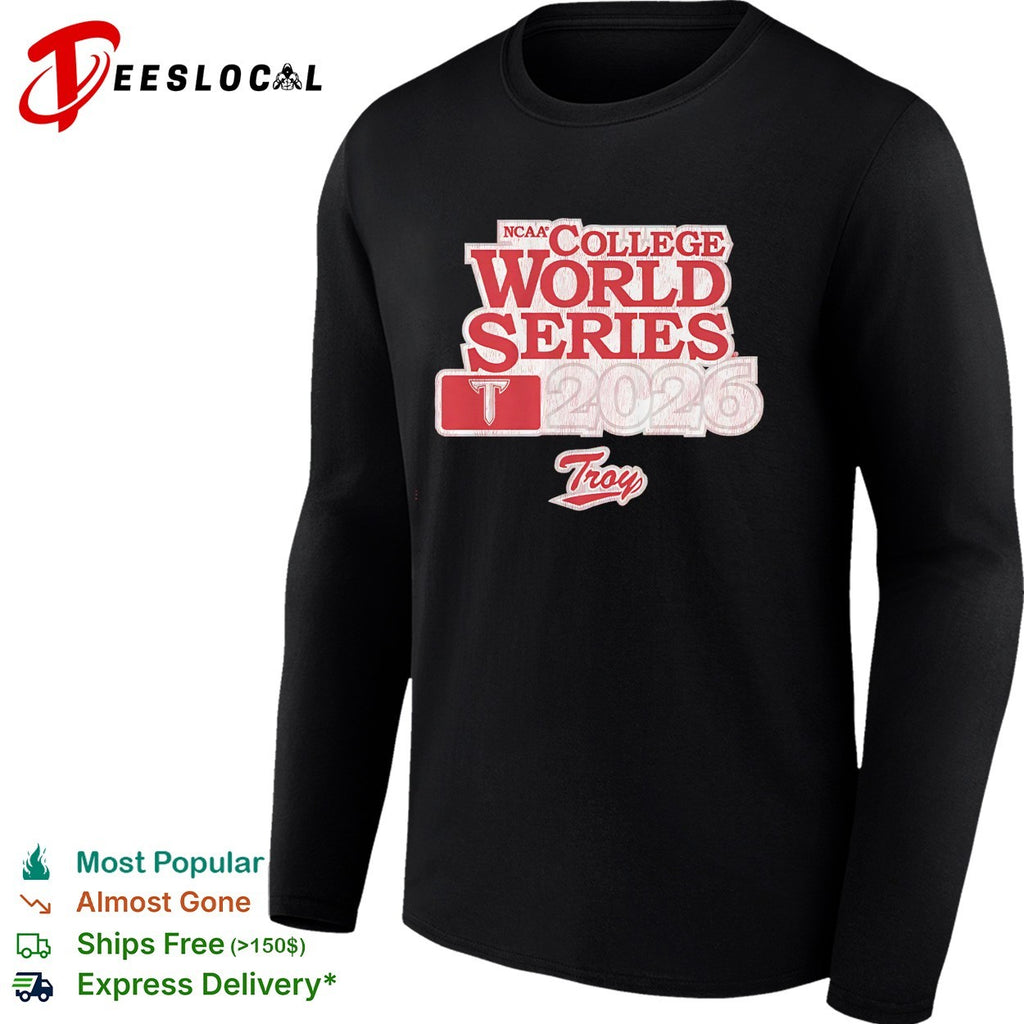 Troy Trojans Baseball 2026 NCAA College World Series shirt