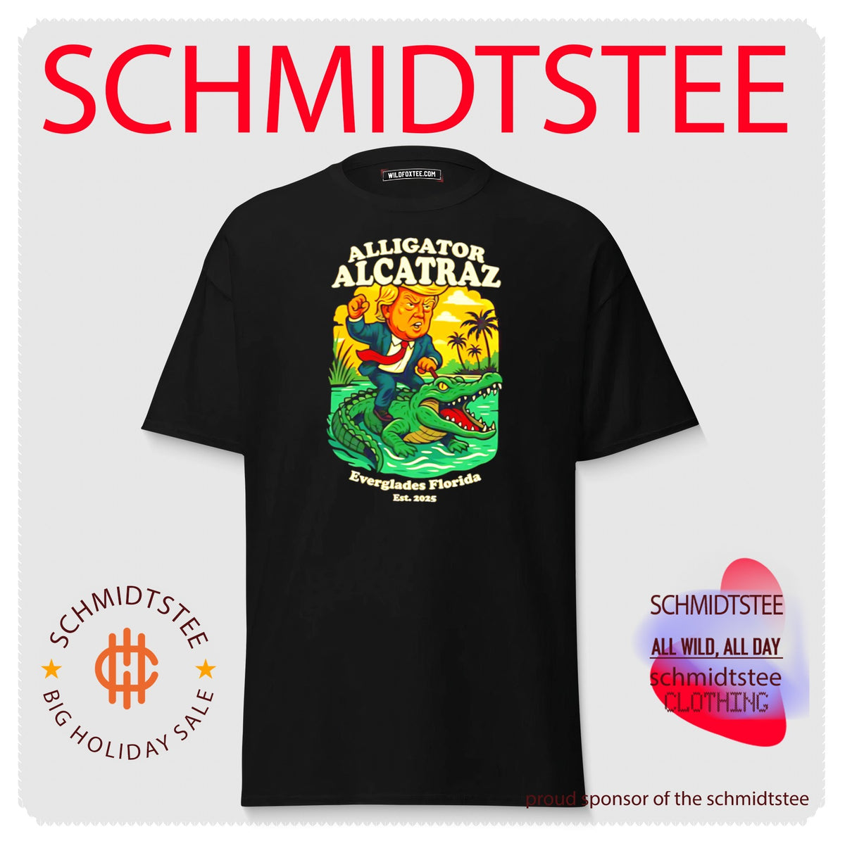 Trump Alligator Alcatraz Everglades Florida EST 2025 Shirt