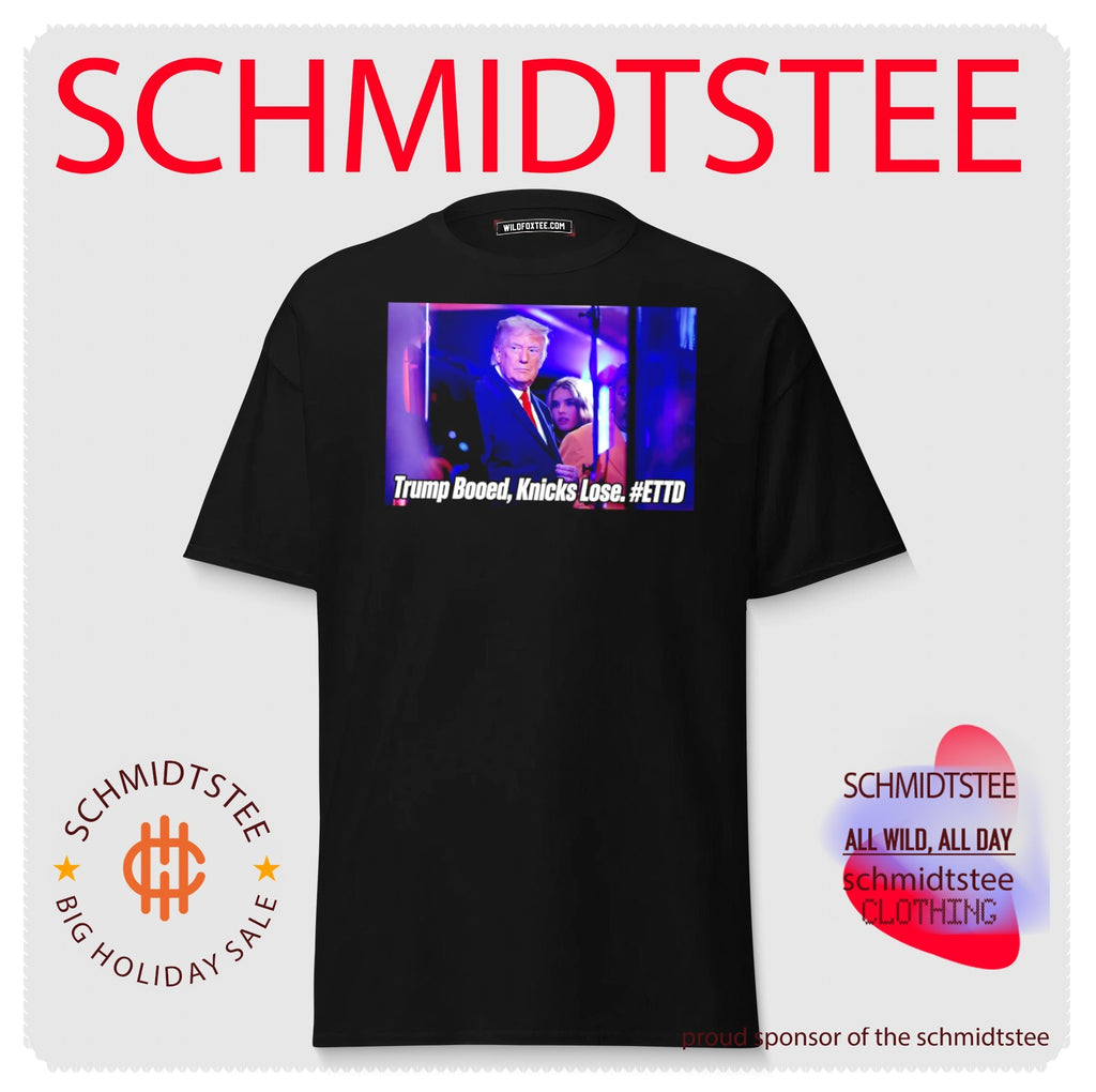 Trump Booed Knicks lose ETTD shirt