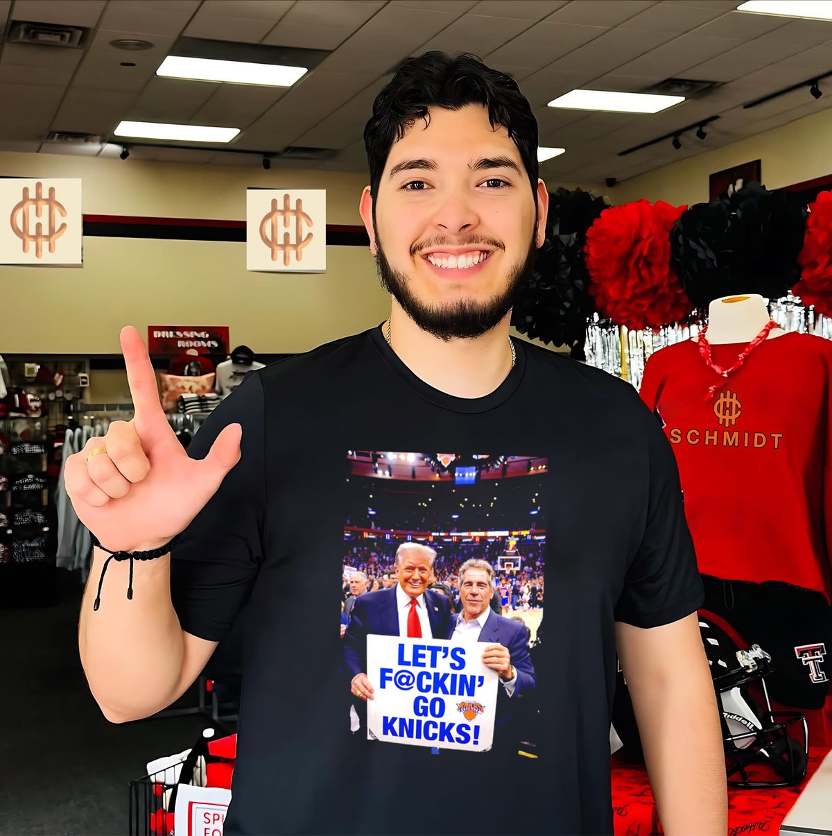 Trump Epstein let’s fckin’ go Knicks shirt