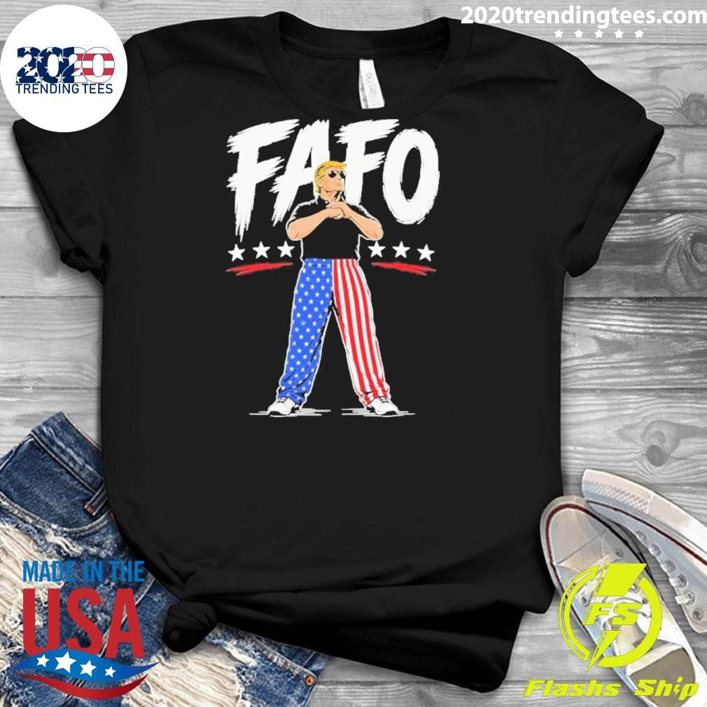 Trump Fafo American Patriotic Usa Flag Shirt