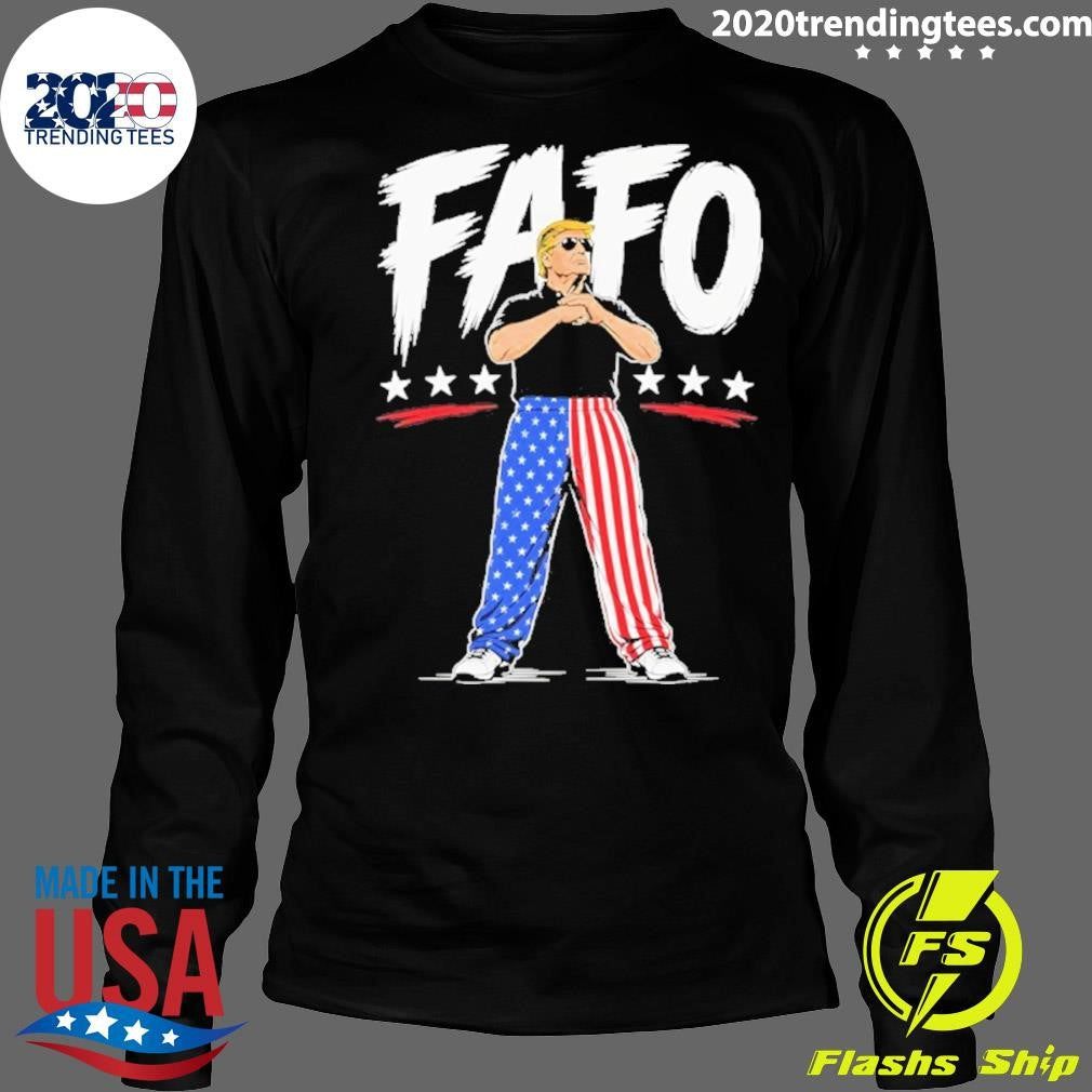 Trump Fafo American Patriotic Usa Flag Shirt