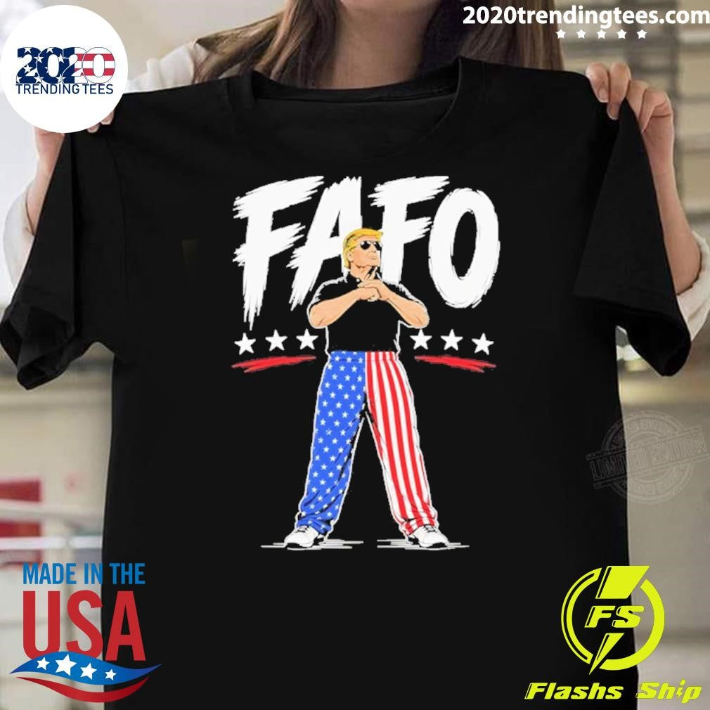 Trump Fafo American Patriotic Usa Flag Shirt