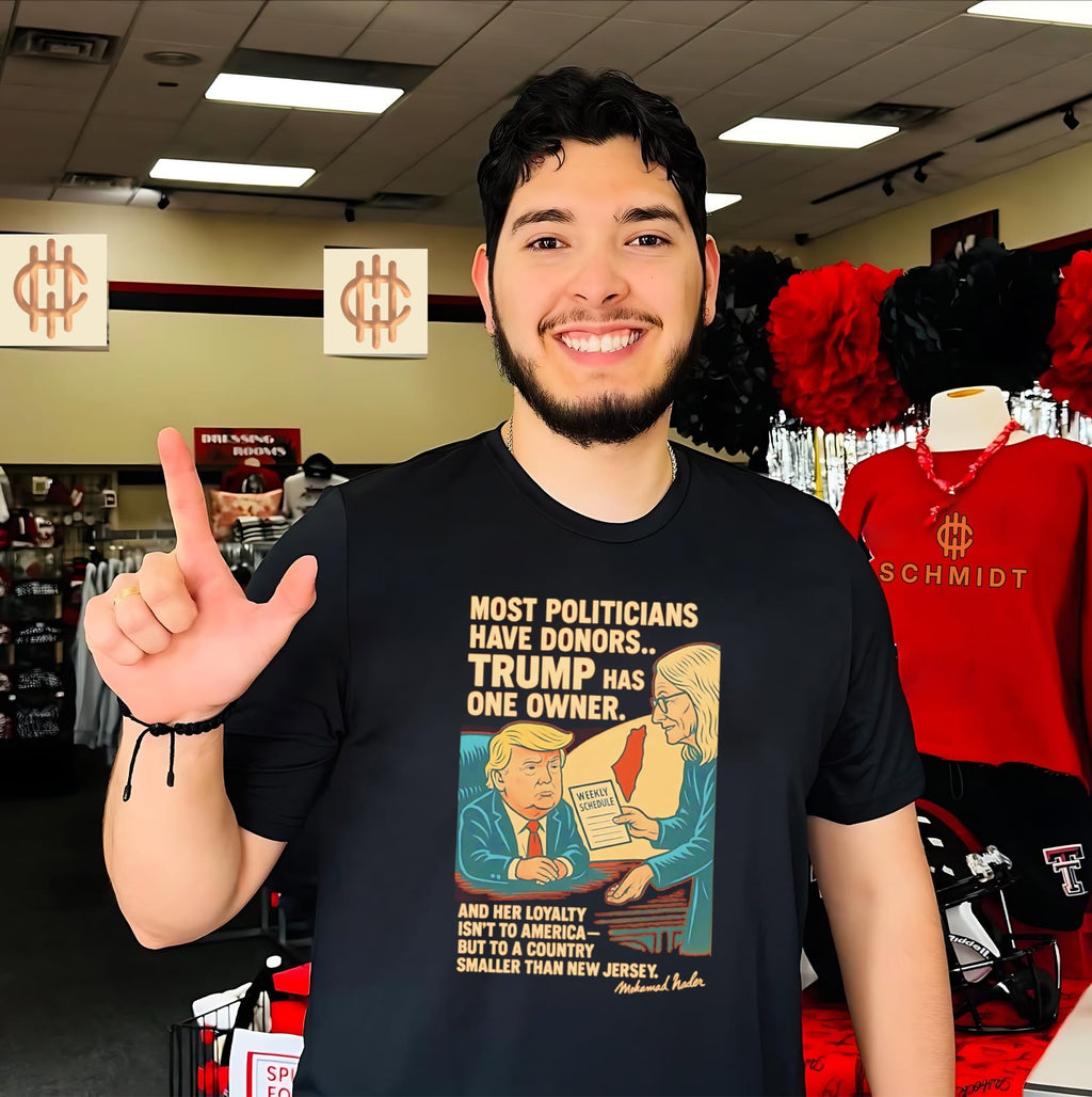 Trump Has One Owner Political Satire Satirical Art shirt