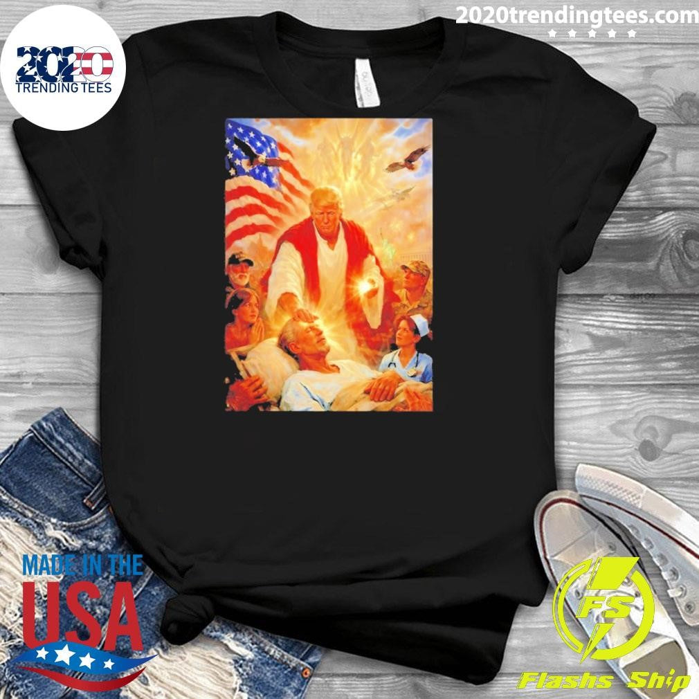 Trump Himself As Jesus Healing The Sick Shirt