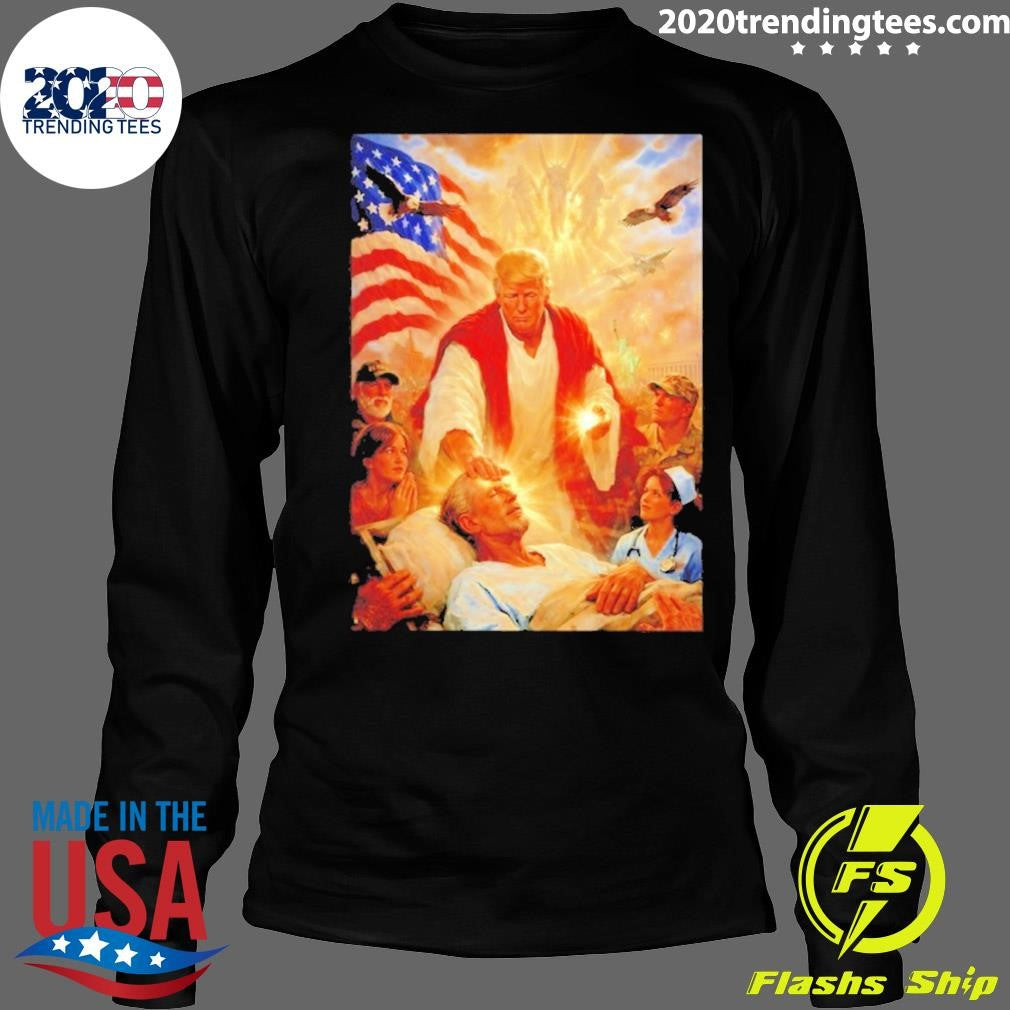Trump Himself As Jesus Healing The Sick Shirt