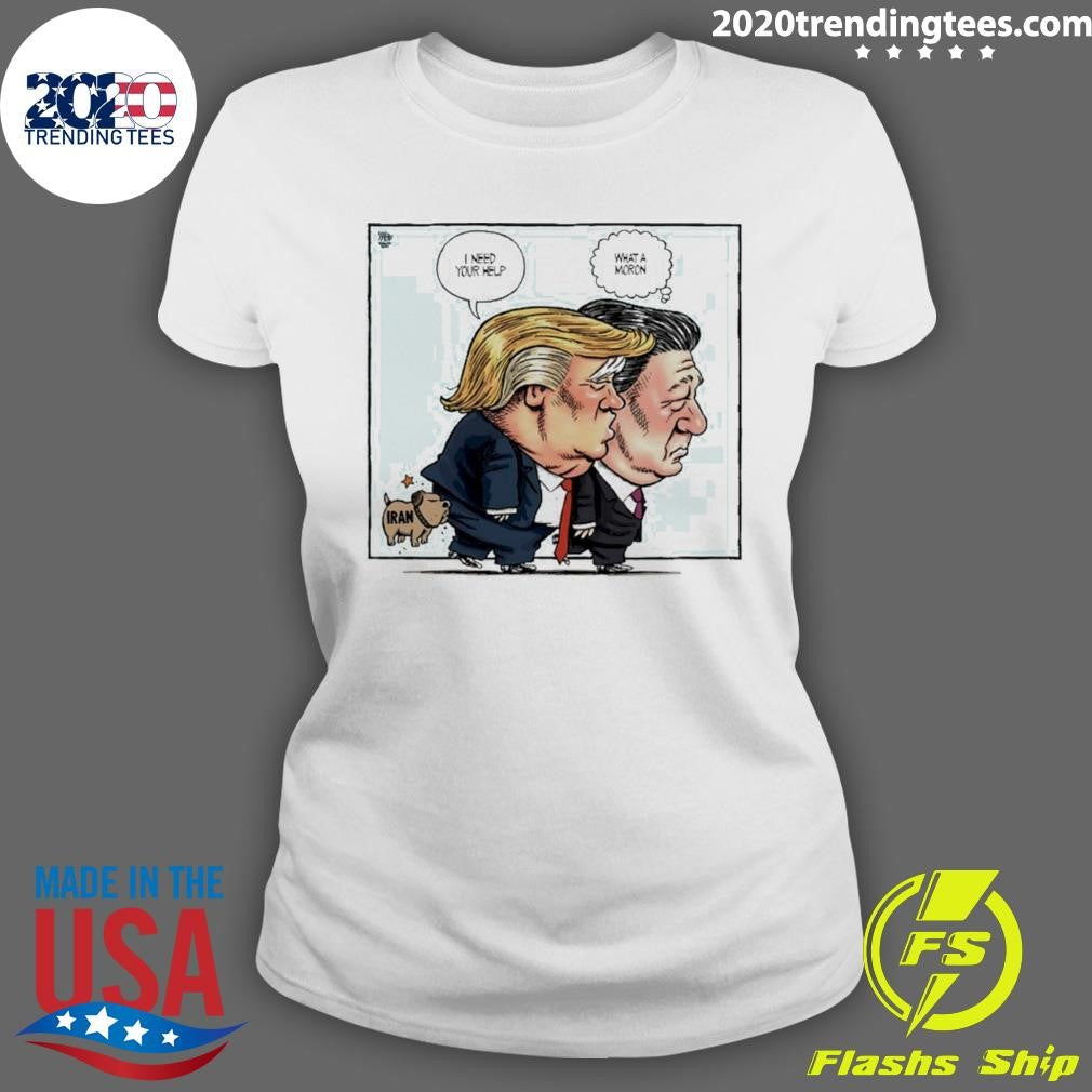 Trump I Need Your Help Theo Moudakis Toronto Star Shirt