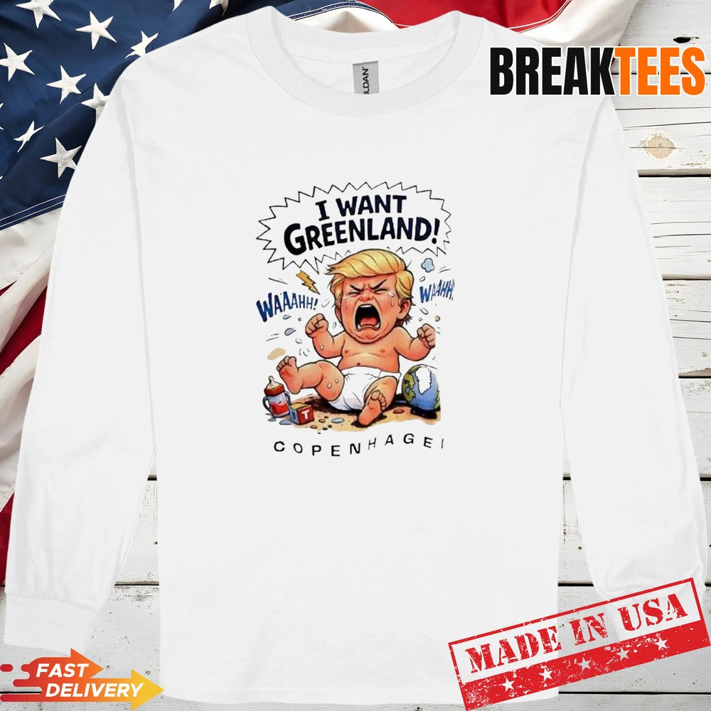 Trump I want greenland copenhagen t-shirt