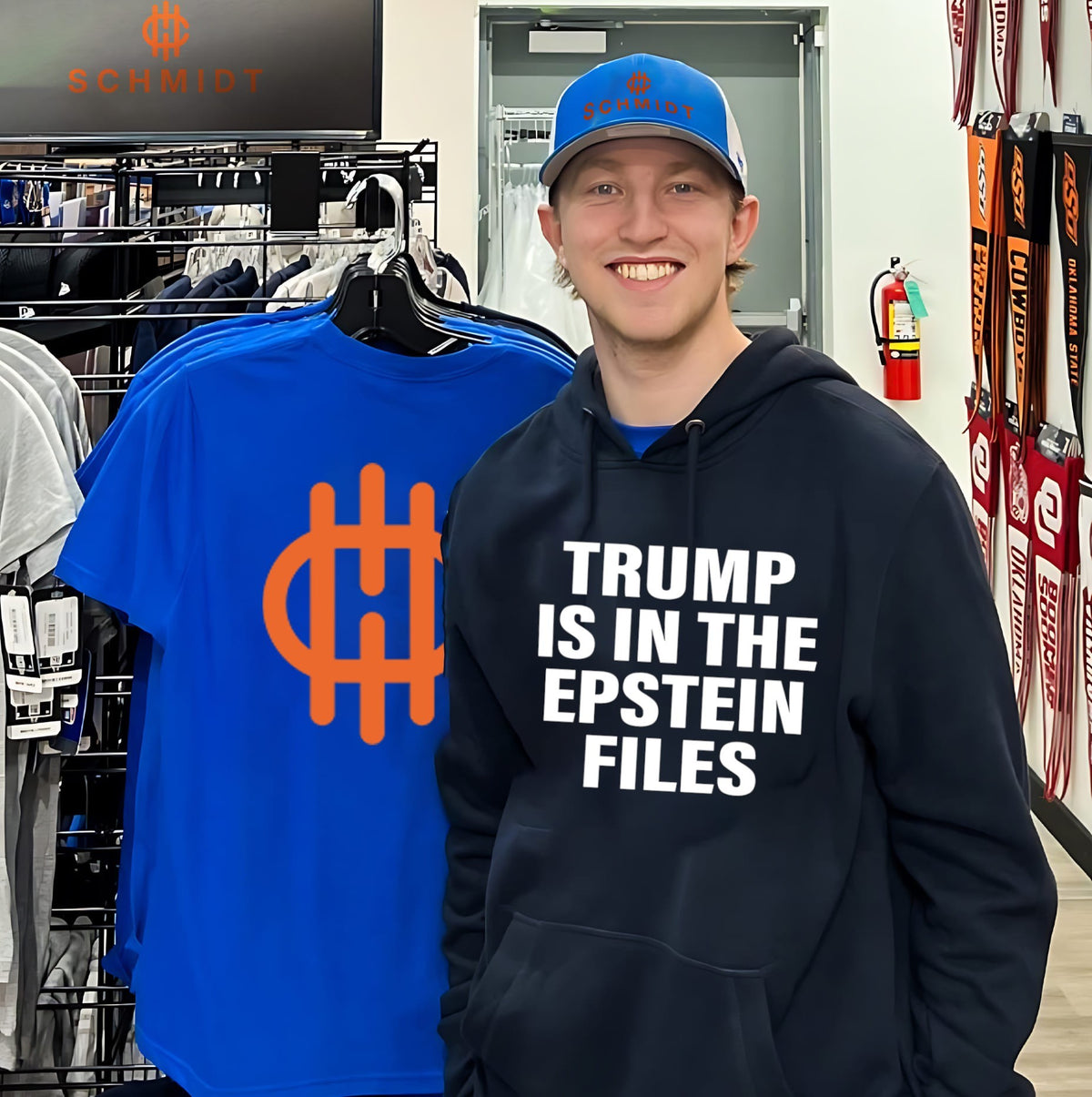 Trump Is In The Files Sean Strickland Shirt