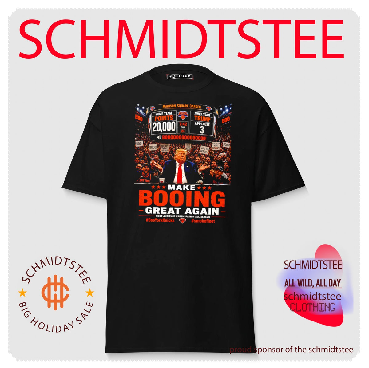 Trump Make Booing great again NY Knicks shirt