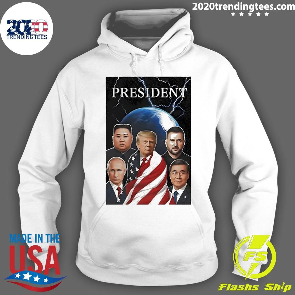 Trump Putin Zelenskyy Kim Jong-un Xi Jinping Global Presidents Shirt