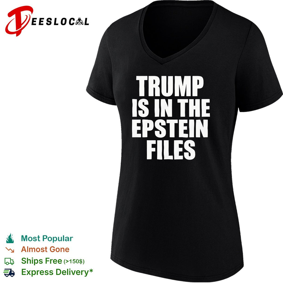Trump is in The Epstein files humor shirt