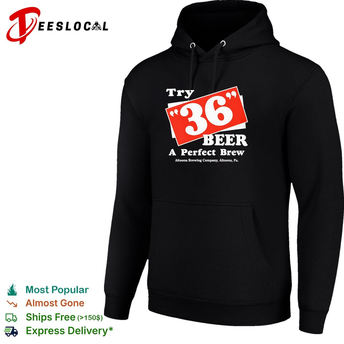 Try 36 beer a perfect brew Altoona Brewing Company retro shirt