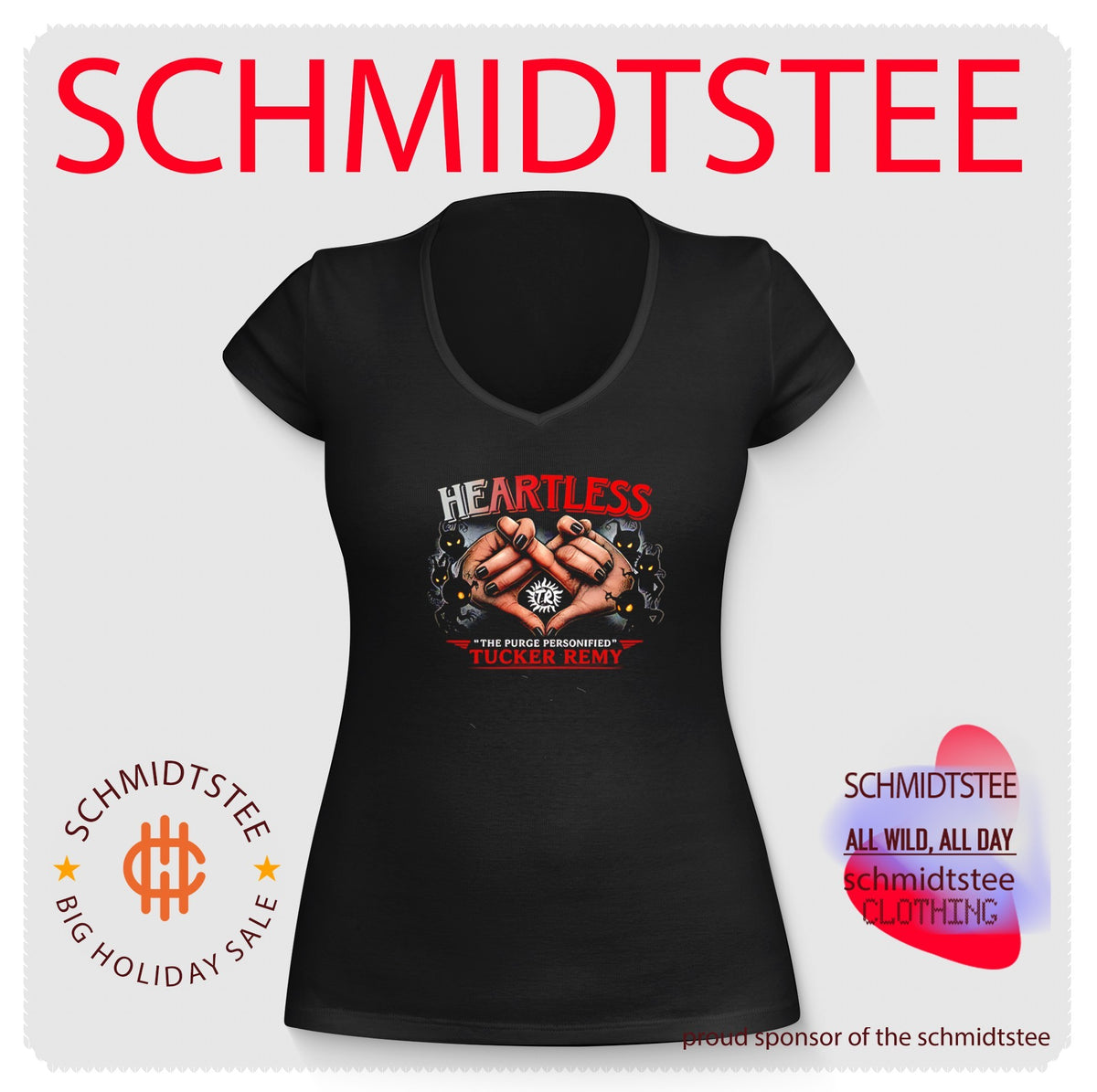 Tucker Remy heartless the purge personified shirt