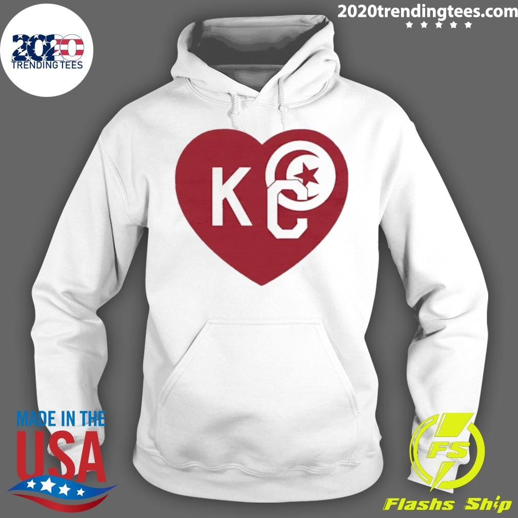 Tunisia Kansas City Kc In Heart Shirt