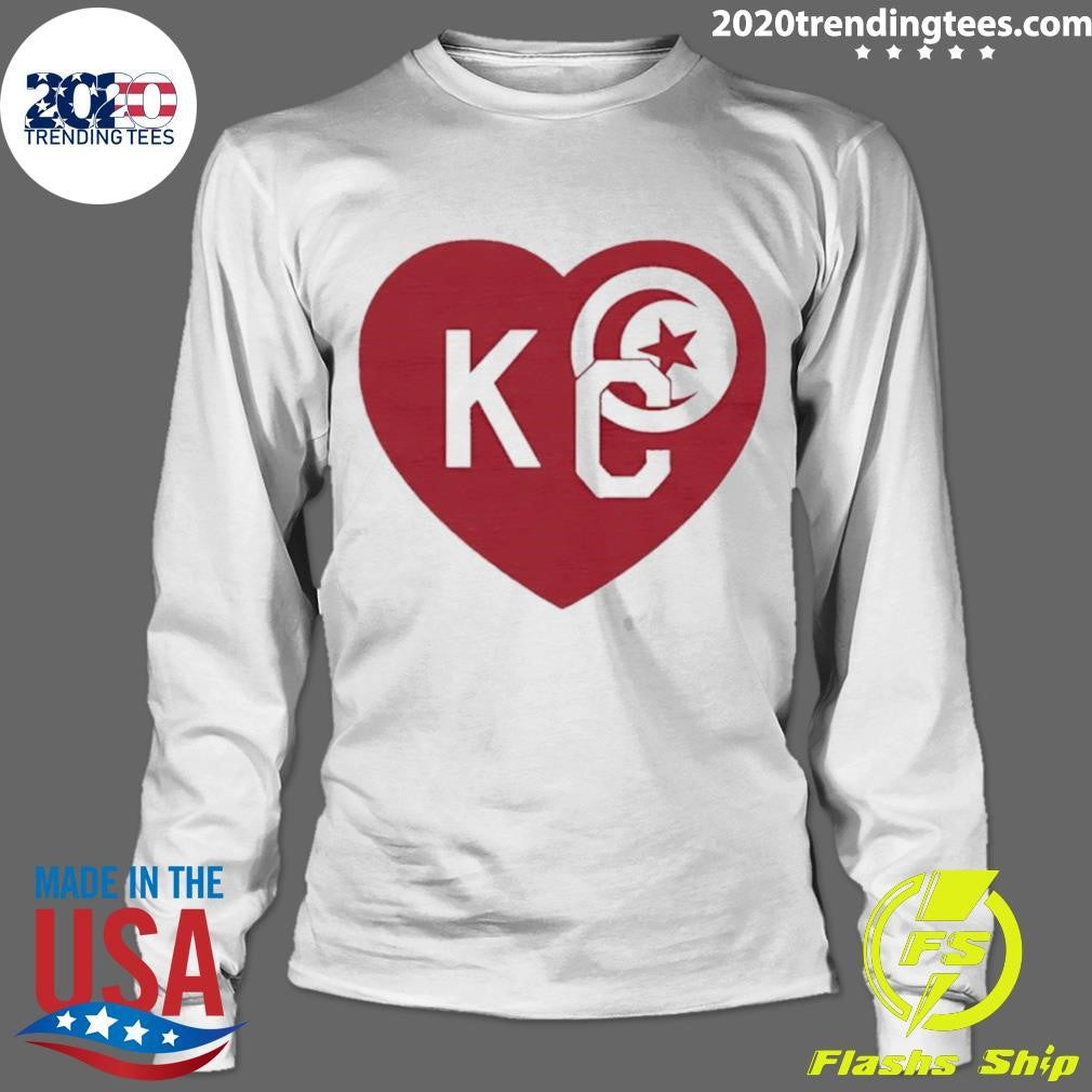 Tunisia Kansas City Kc In Heart Shirt