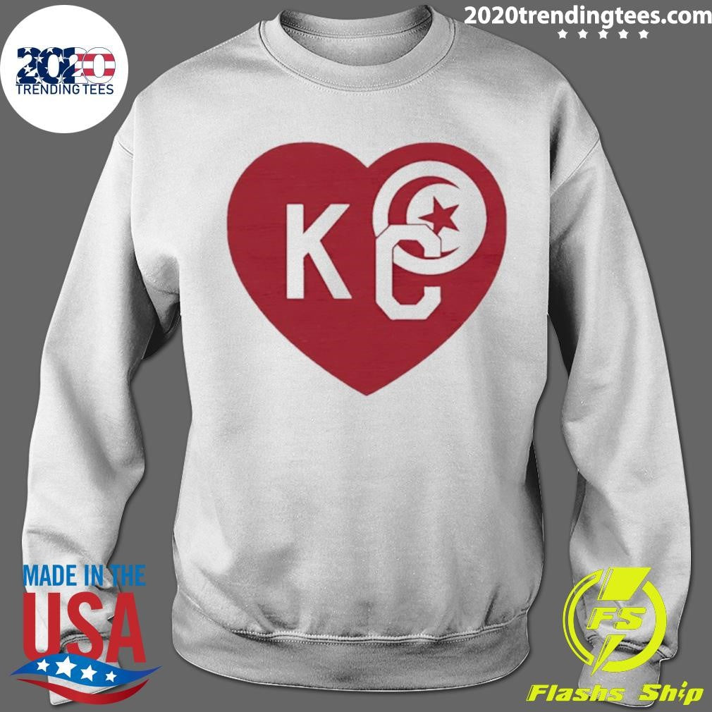 Tunisia Kansas City Kc In Heart Shirt